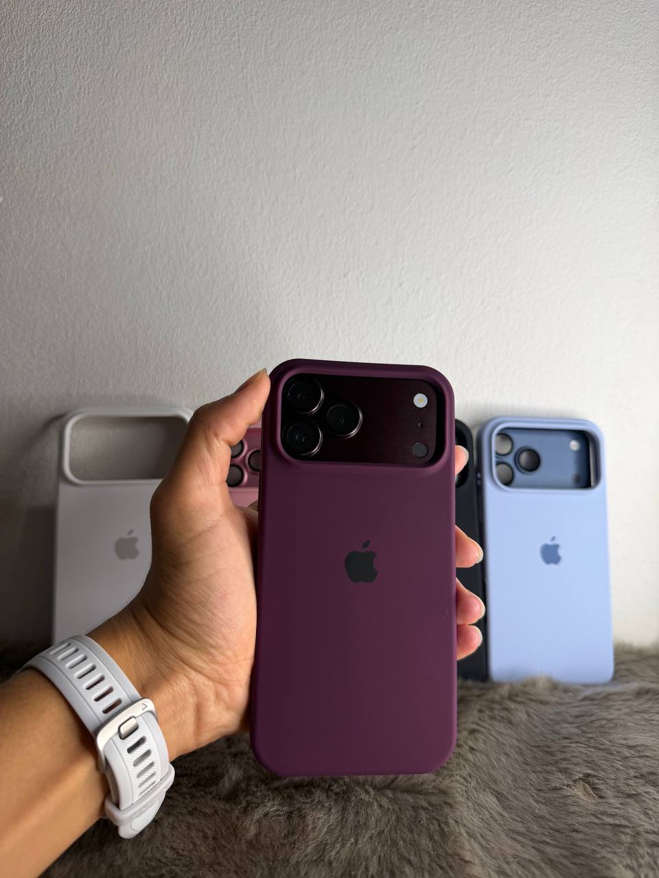 Kit Iphone 18 pro max Titanium + case silicone