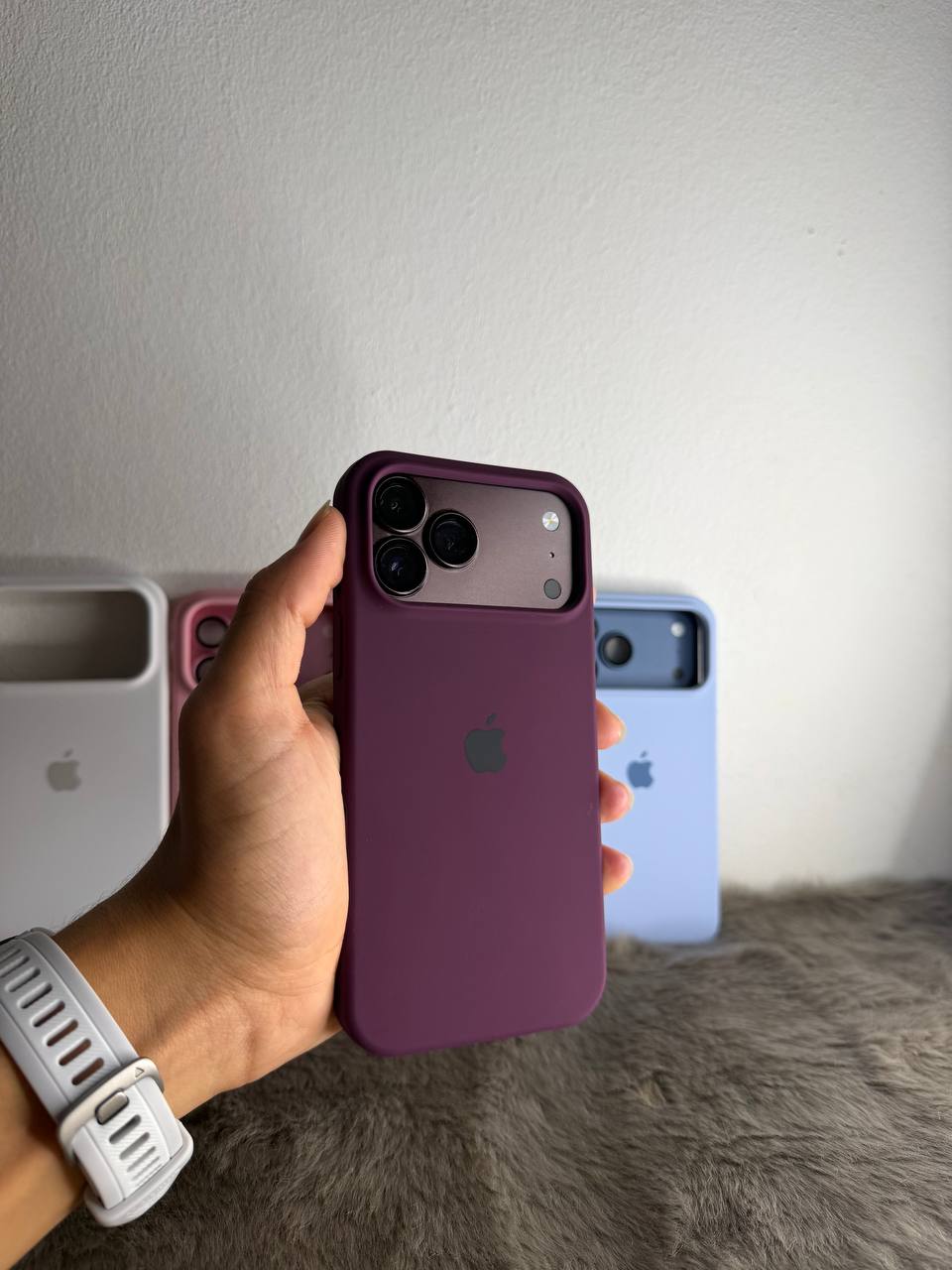 Kit Iphone 18 pro max Titanium + case silicone