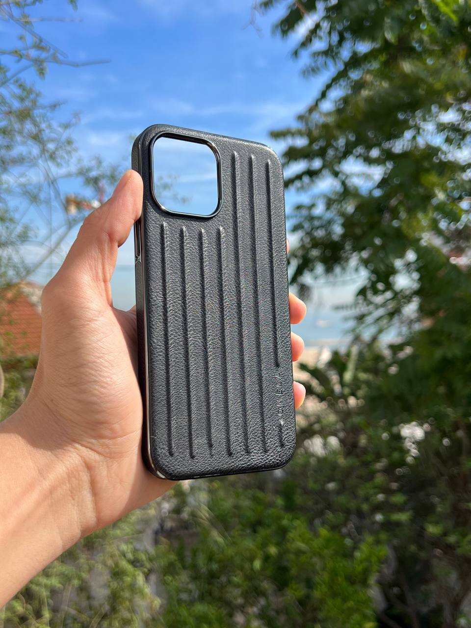 Antichoc Omega Leather original Pour Iphone
