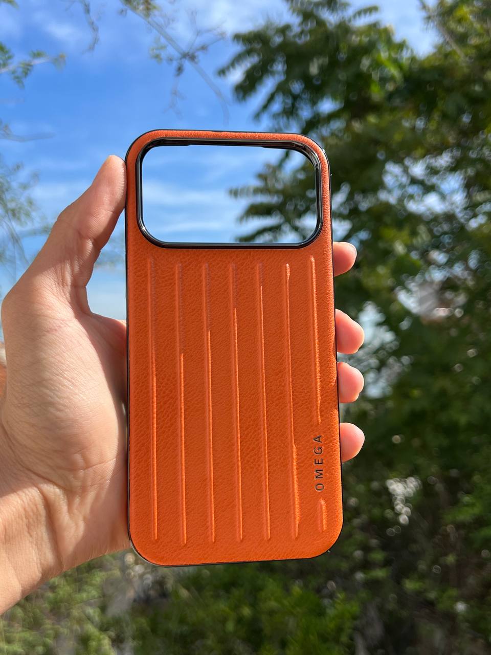 Antichoc Omega Leather original Pour Iphone