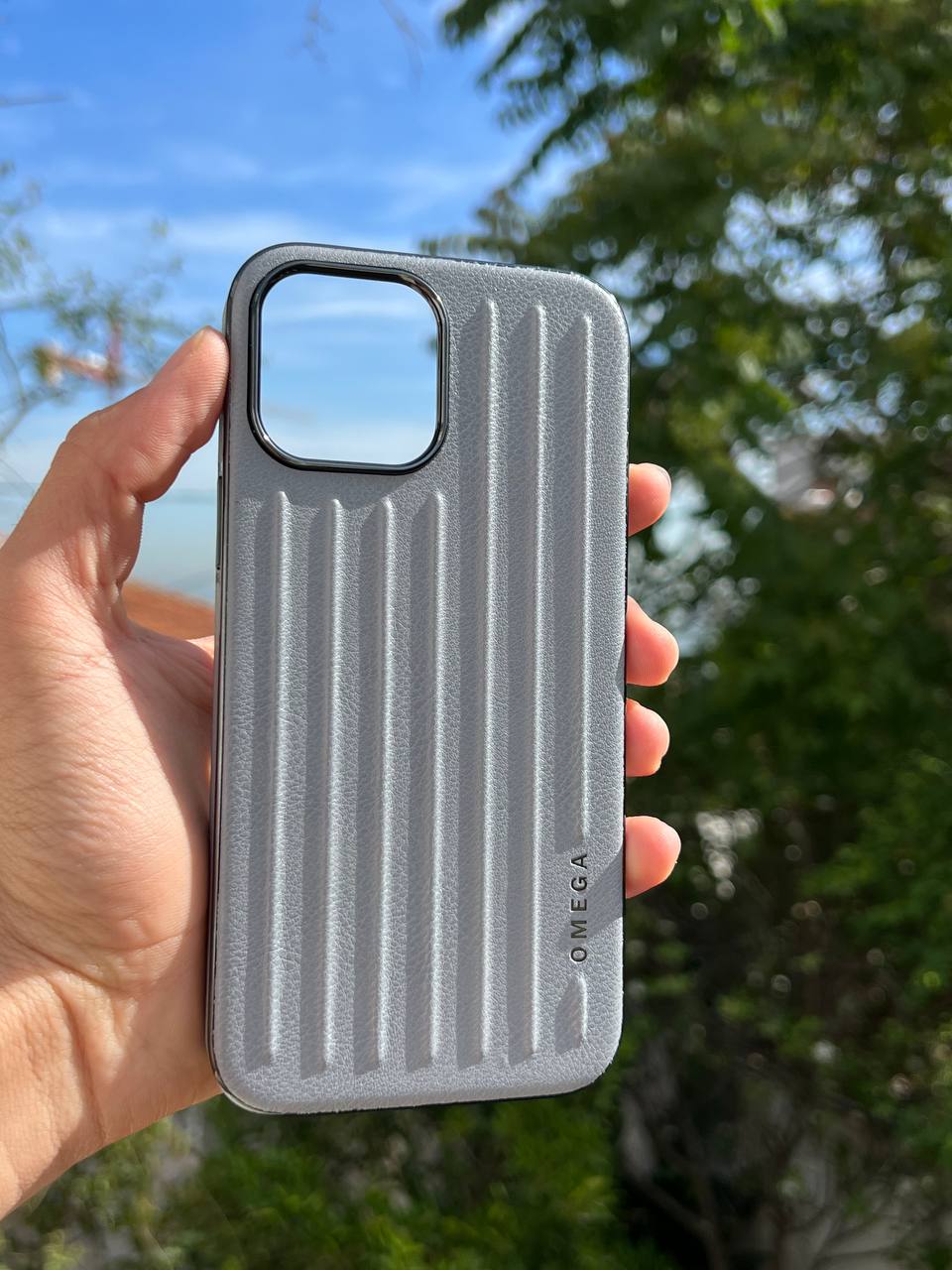 Antichoc Omega Leather original Pour Iphone