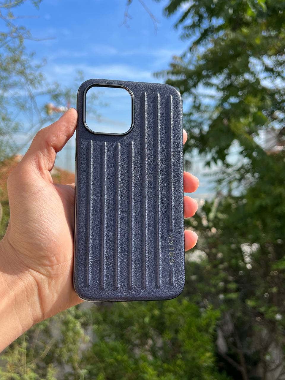 Antichoc Omega Leather original Pour Iphone