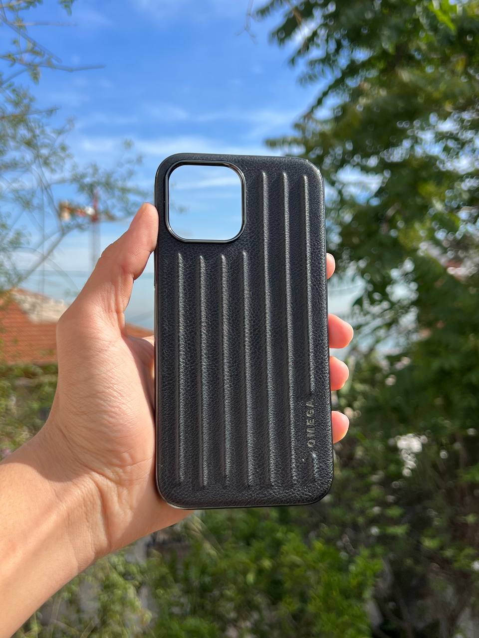 Antichoc Omega Leather original Pour Iphone